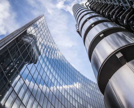 Lloyd's of London building outside